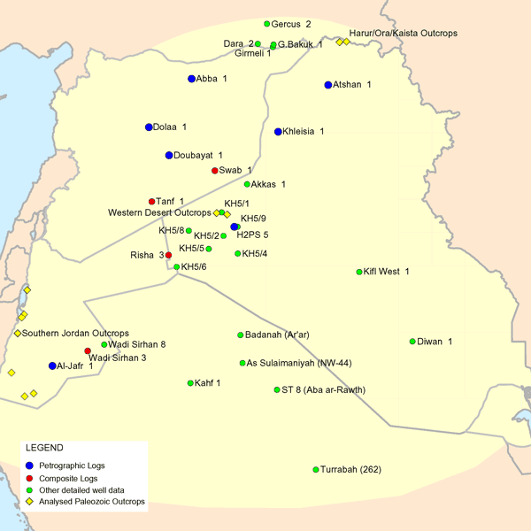 NIJP analysed locations